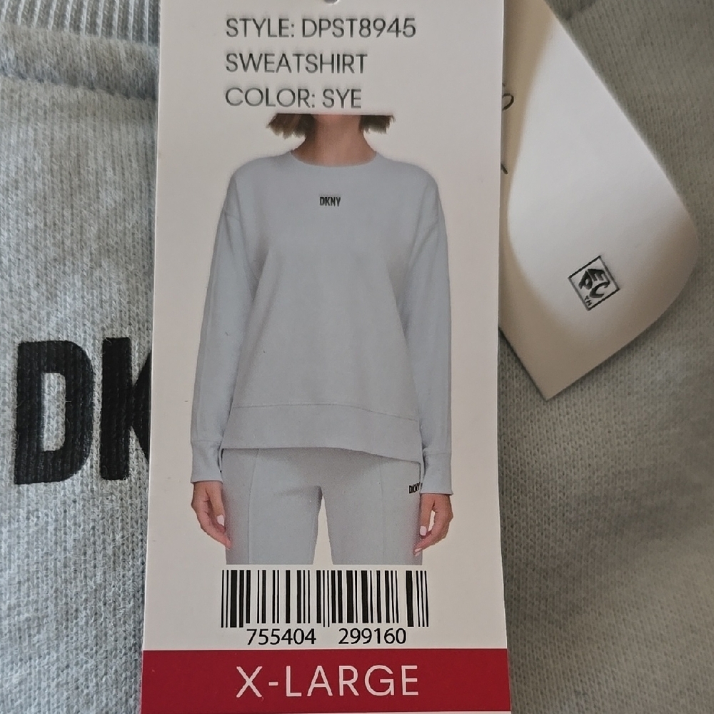 DKNY Women's Gray Sweatshirt